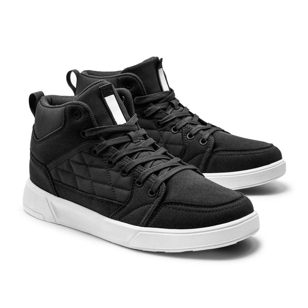 Men’s High-Top Casual Dress Sneakers – Black 11