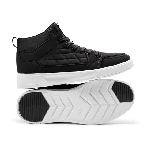 Men’s High-Top Casual Dress Sneakers – Black