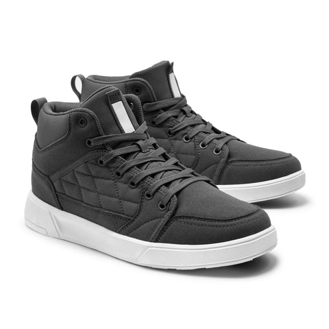 Men’s High-Top Casual Dress Sneakers – Grey