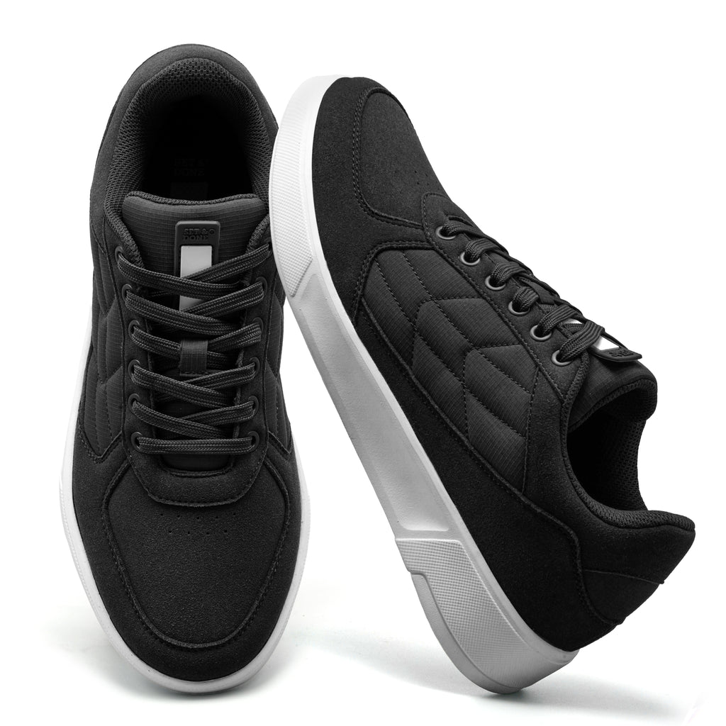 Men’s Grand Lo Casual Dress Sneakers – Black 9