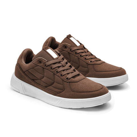 Men’s Grand Lo Casual Dress Sneakers – Chestnut