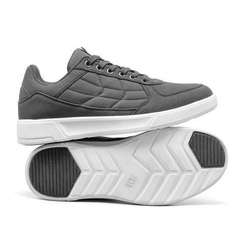 Men’s Grand Lo Casual Dress Sneakers – Grey