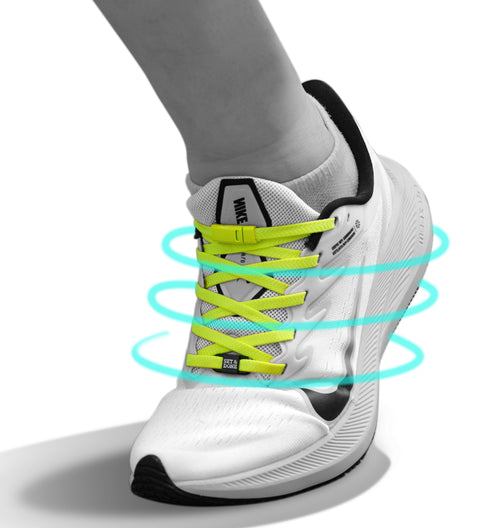 No Tie Magnetic Shoelaces (Pack of 2) Lime & more