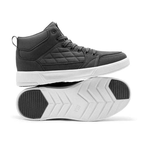 Men’s High-Top Casual Dress Sneakers – Grey