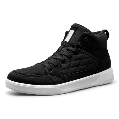 Men’s High-Top Casual Dress Sneakers – Black