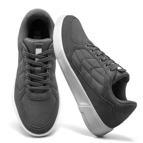Men’s Grand Lo Casual Dress Sneakers – Grey