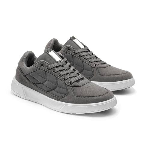 Men’s Grand Lo Casual Dress Sneakers – Grey